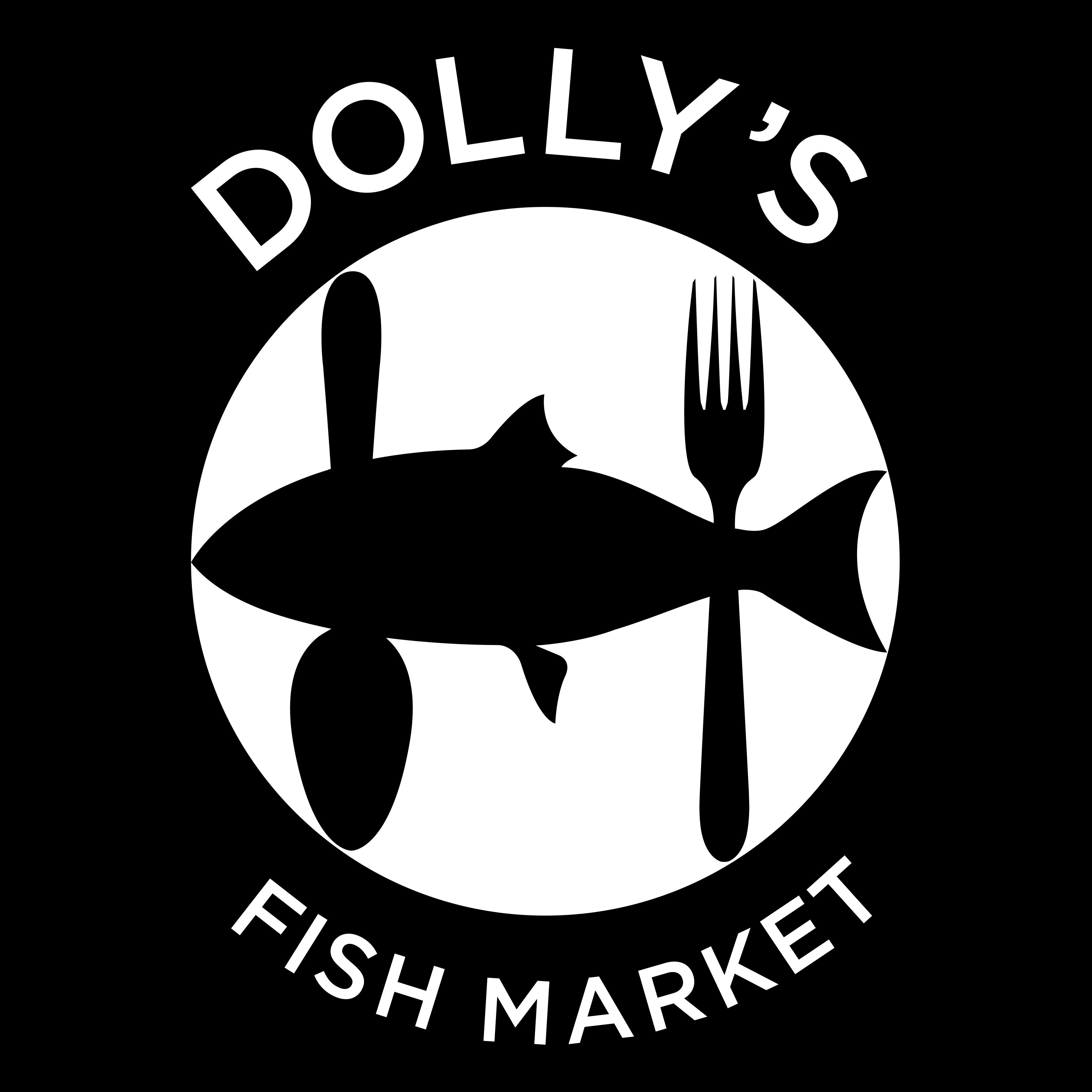 Dollies White Logo