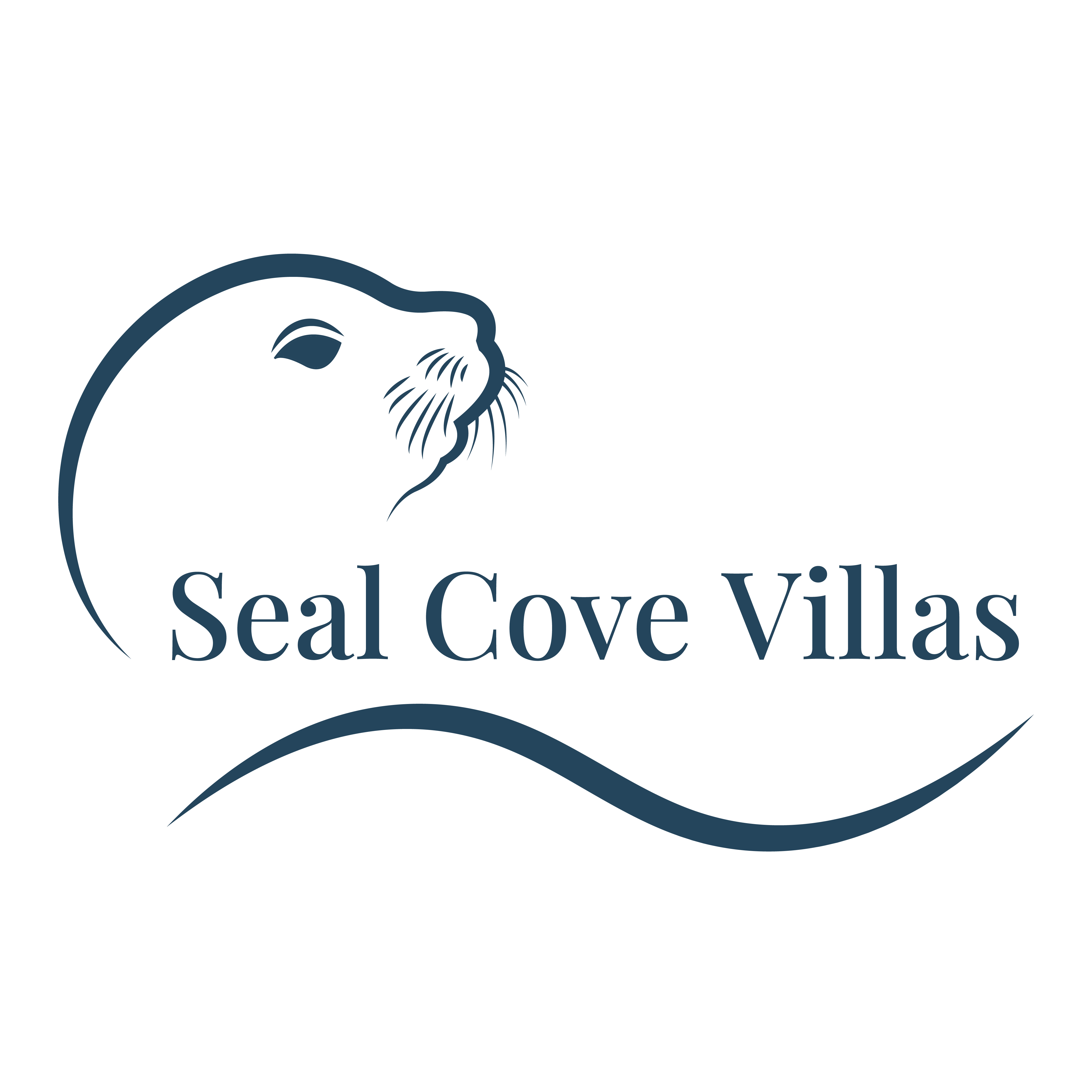 Seal Cove Villas Logo White Back